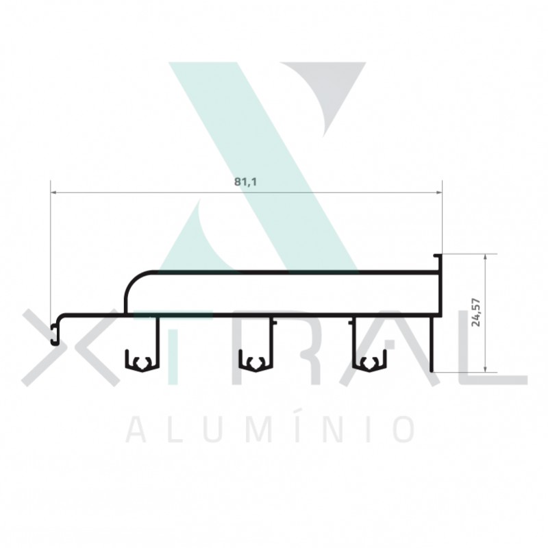 XTL-1064 - (XG-034) - PESO LINEAR: 2,149kg/m