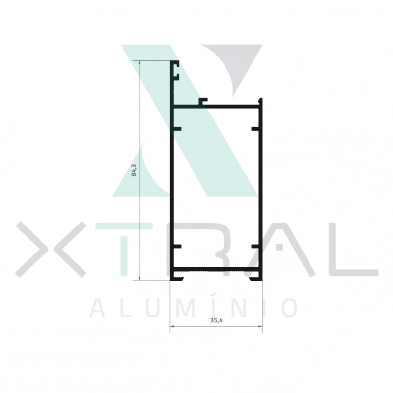 XTL-1069 - (P-268A) - PESO LINEAR: 1,373kg/m