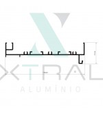 XTL-1071 - (TMN-001) - PESO LINEAR: 1,375kg/m