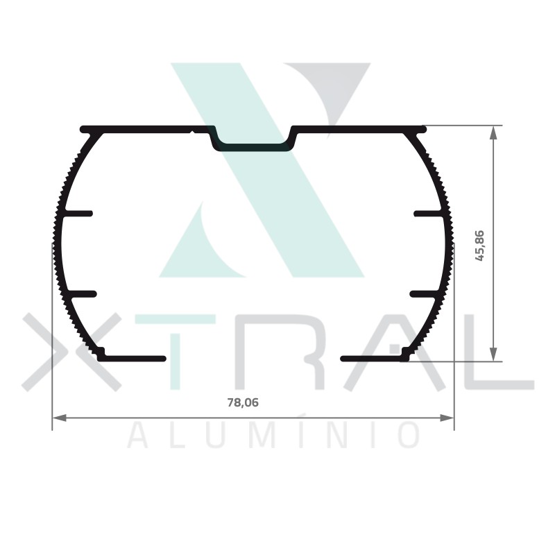 XTL-1136 - (0836) - PESO LINEAR: 0,301kg/m
