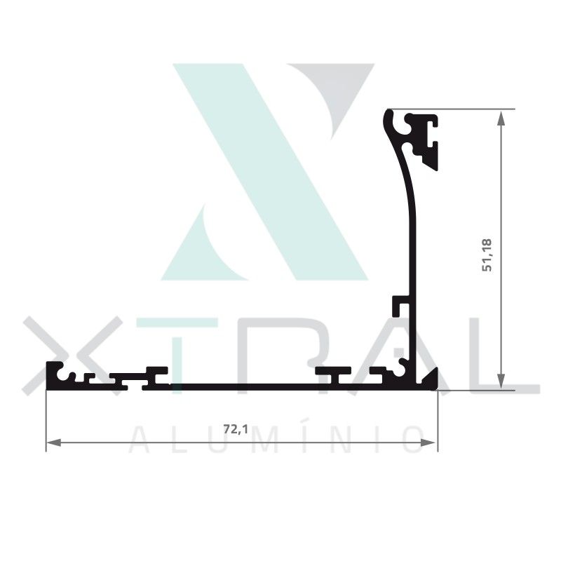 XTL-1139 - (2306) - PESO LINEAR: 1,170kg/m