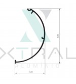 XTL-1140 - (2307) - PESO LINEAR: 0,603kg/m