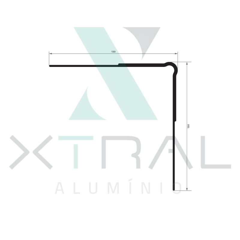 XTL-1193 - (PROTEÇÃO LATERAL) - PESO LINEAR: 1,986kg/m