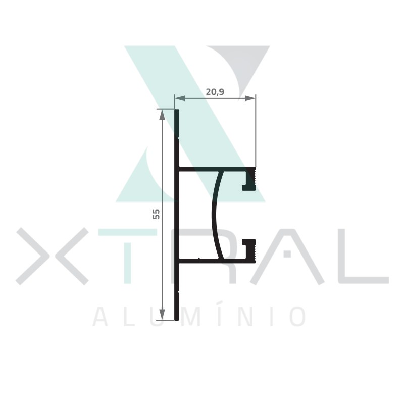 XTL-1510 (DES-057) - PESO LINEAR: 0,491kg/m