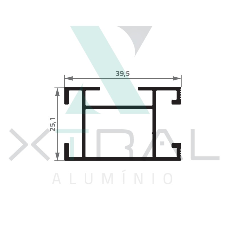 XTL-1511 (DES-058) - PESO LINEAR: 0,568kg/m