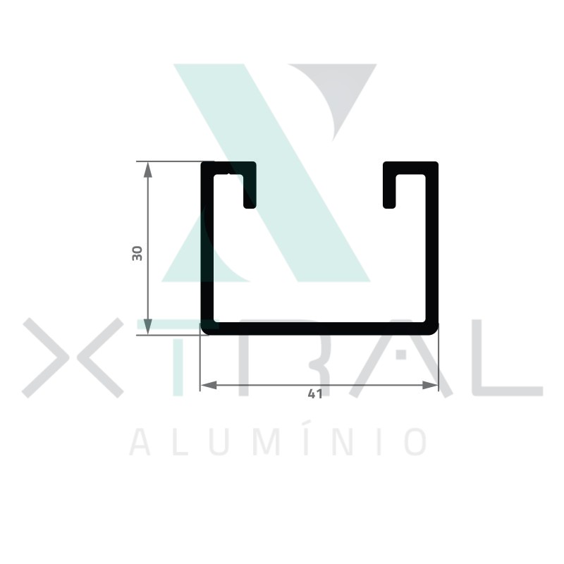 XTL-0298 - (XTL 050) - PESO LINEAR: 0,698kg/m XTL-0298 - (XTL 050) - PESO LINEAR: 0,698kg/m