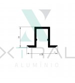 XTL-0477 - (XTL 088) - PESO LINEAR: 0,662kg/m XTL-0477 - (XTL 088) - PESO LINEAR: 0,662kg/m