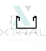 XTL-0478 - (XTL 089) - PESO LINEAR: 0,57kg/m XTL-0478 - (XTL 089) - PESO LINEAR: 0,57kg/m