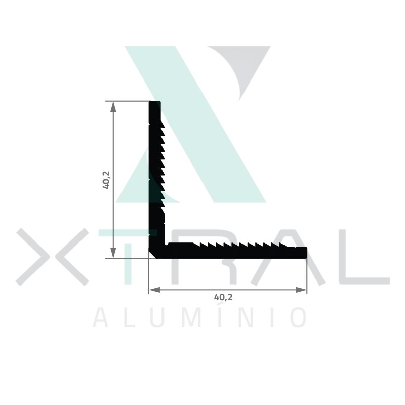 XTL-0573 - (CANTONEIRA) - PESO LINEAR: 0,721kg/m XTL-0573 - (CANTONEIRA) - PESO LINEAR: 0,721kg/m