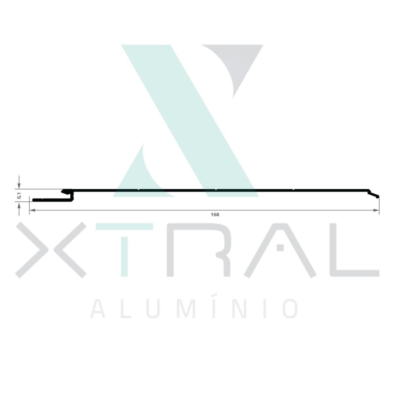 XTL-056L - PESO LINEAR: 0,655kg/m