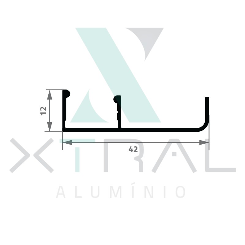 XTL-1065 - PESO LINEAR: 0,215kg/m