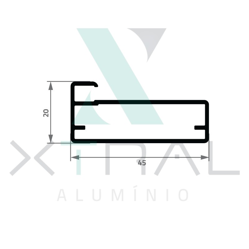 XTL-1226 - (SP-1036) - PESO LINEAR: 0,477kg/m