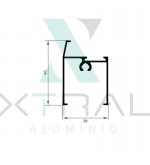 XTL-093 - PESO LINEAR: 0,359kg/m XTL-093 - PESO LINEAR: 0,359kg/m