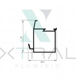 XTL-179 - PESO LINEAR: 0,409kg/m