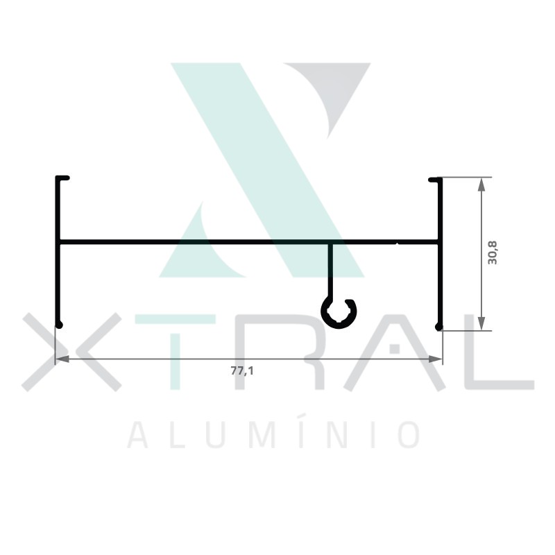 XTL-303 - PESO LINEAR: 0,474kg/m XTL-303 - PESO LINEAR: 0,474kg/m