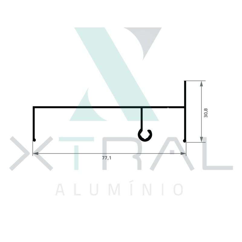 XTL-304 - PESO LINEAR: 0,43kg/m XTL-304 - PESO LINEAR: 0,43kg/m