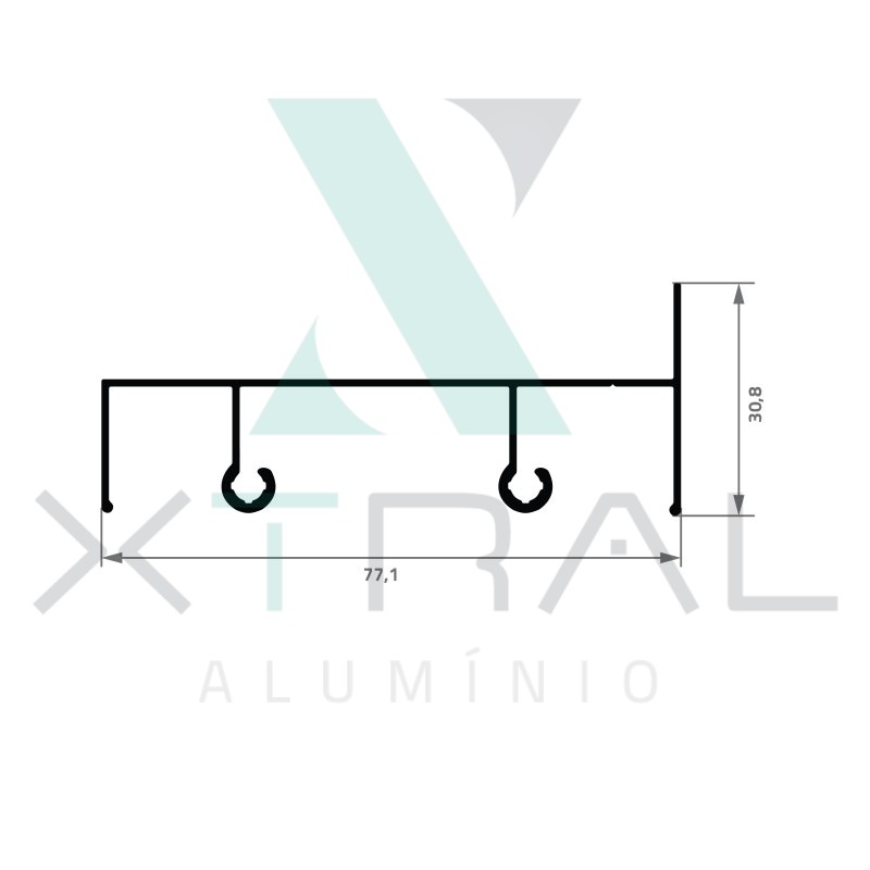 XTL-312 - PESO LINEAR: 0,522kg/m XTL-312 - PESO LINEAR: 0,522kg/m