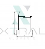 XTL-346 - PESO LINEAR: 0,441kg/m