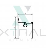XTL-093L - PESO LINEAR: 0,31kg/m XTL-093L - PESO LINEAR: 0,31kg/m
