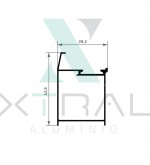 XTL-095L - PESO LINEAR: 0,324kg/m XTL-095L - PESO LINEAR: 0,324kg/m
