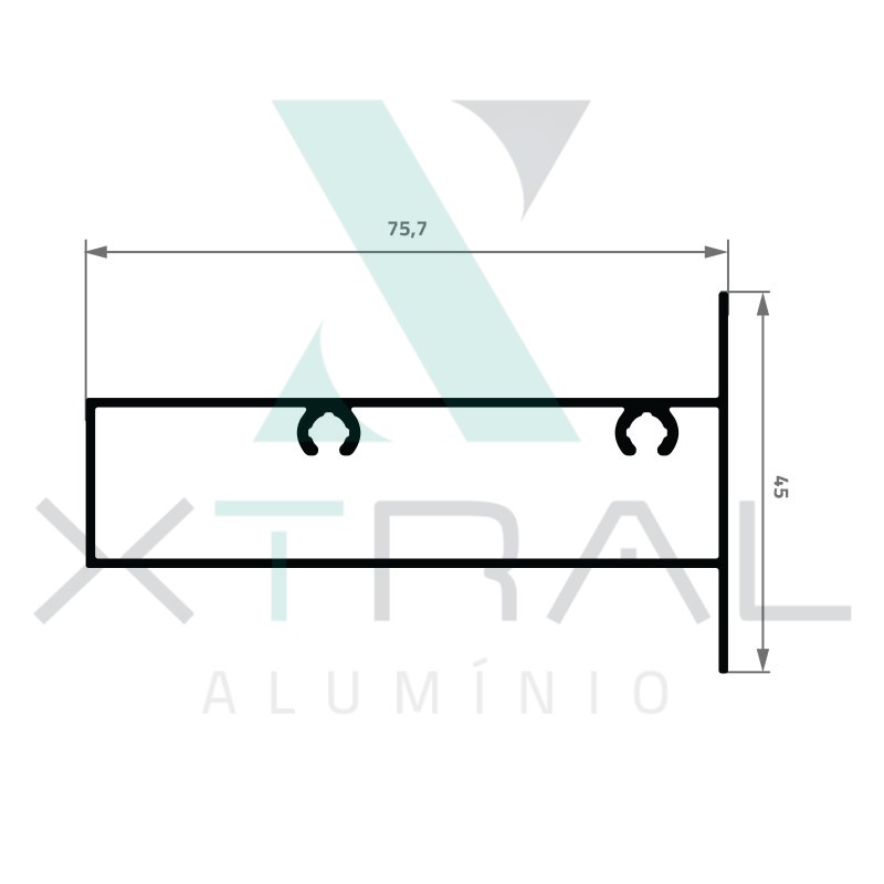 XTL-365 - PESO LINEAR: 0,752kg/m