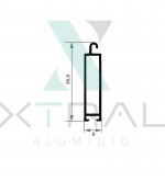 XTL-1497 - (VZ 054) - PESO LINEAR: 0,234kg/m