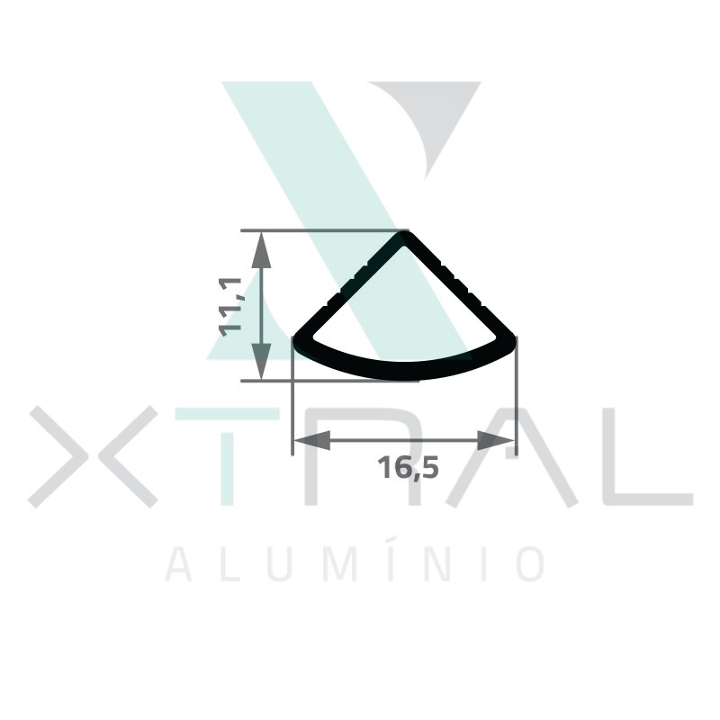 XTL-1040 - PESO LINEAR: 0,12kg/m