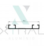 XTL-1434 - (LON04) - PESO LINEAR: 0,32kg/m