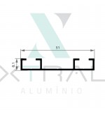 XTL-1435 - (LON05) - PESO LINEAR: 0,295kg/m
