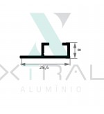 XTL-1574 - (LONART) - PESO LINEAR: 0,166kg/m