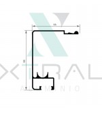 XTL-1463 - (AL-049L) - PESO LINEAR: 0,464kg/m