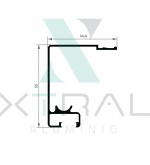 XTL-976 - PESO LINEAR: 0,523kg/m