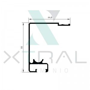 XTL-976 - PESO LINEAR: 0,523kg/m