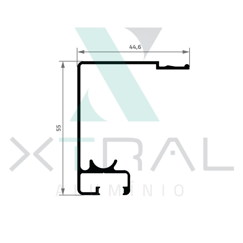 XTL-976 - PESO LINEAR: 0,523kg/m