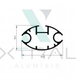 XTL-1266 - (DES-013) - PESO LINEAR: 0,78kg/m