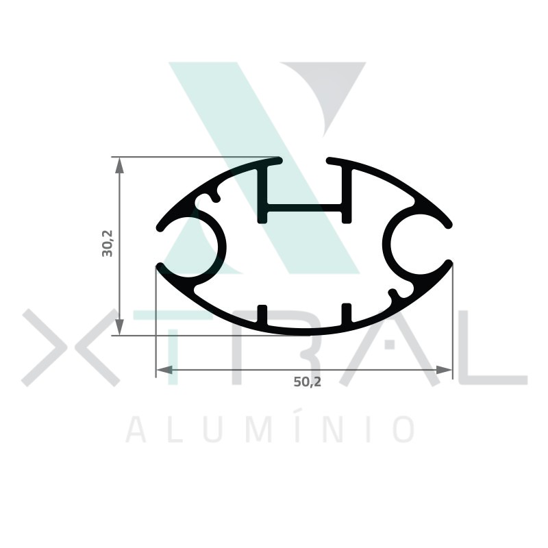XTL-1266 - (DES-013) - PESO LINEAR: 0,78kg/m