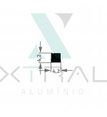 XTL-1409 - (1006) - PESO LINEAR: 0,064kg/m