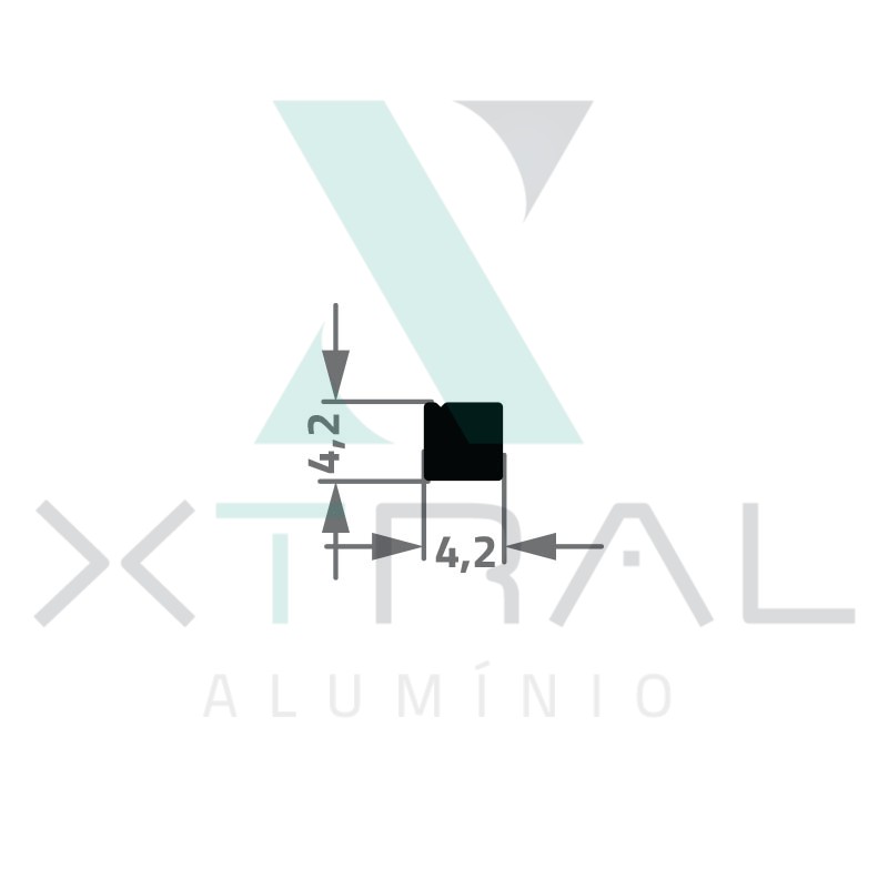 XTL-1409 - (1006) - PESO LINEAR: 0,064kg/m