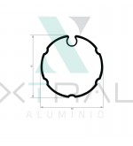 XTL-1413 - (TUBO -73X2.5) - PESO LINEAR: 1,607kg/m