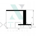XTL-1180 - PESO LINEAR: 0,796kg/m