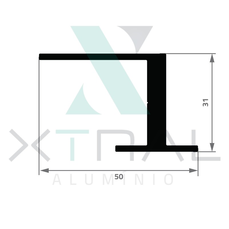 XTL-1180 - PESO LINEAR: 0,796kg/m