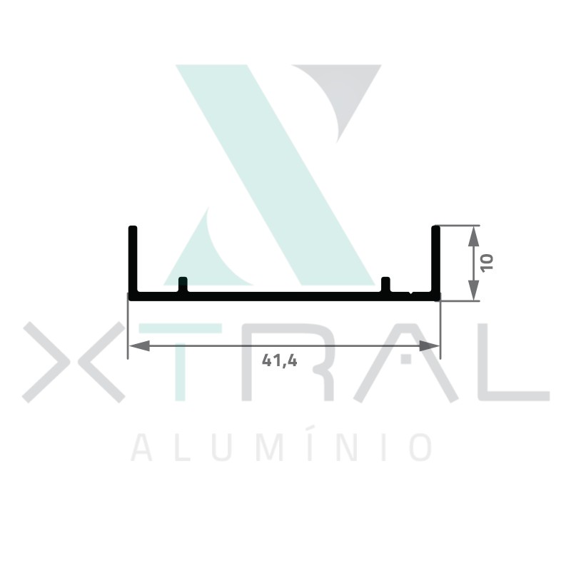XTL-1181 - PESO LINEAR: 0,204kg/m