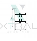 XTL-1200 - PESO LINEAR: 0,457kg/m XTL-1200 - PESO LINEAR: 0,457kg/m