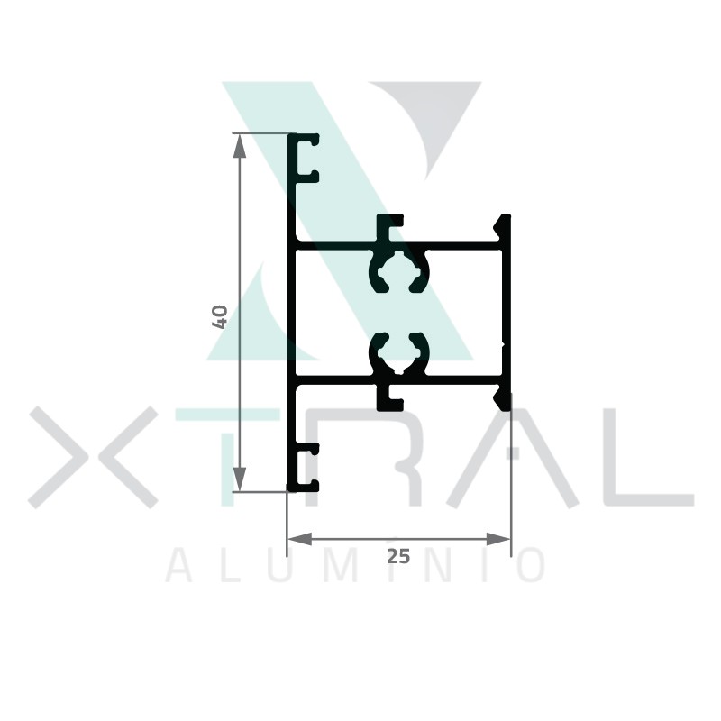 XTL-1200 - PESO LINEAR: 0,457kg/m XTL-1200 - PESO LINEAR: 0,457kg/m