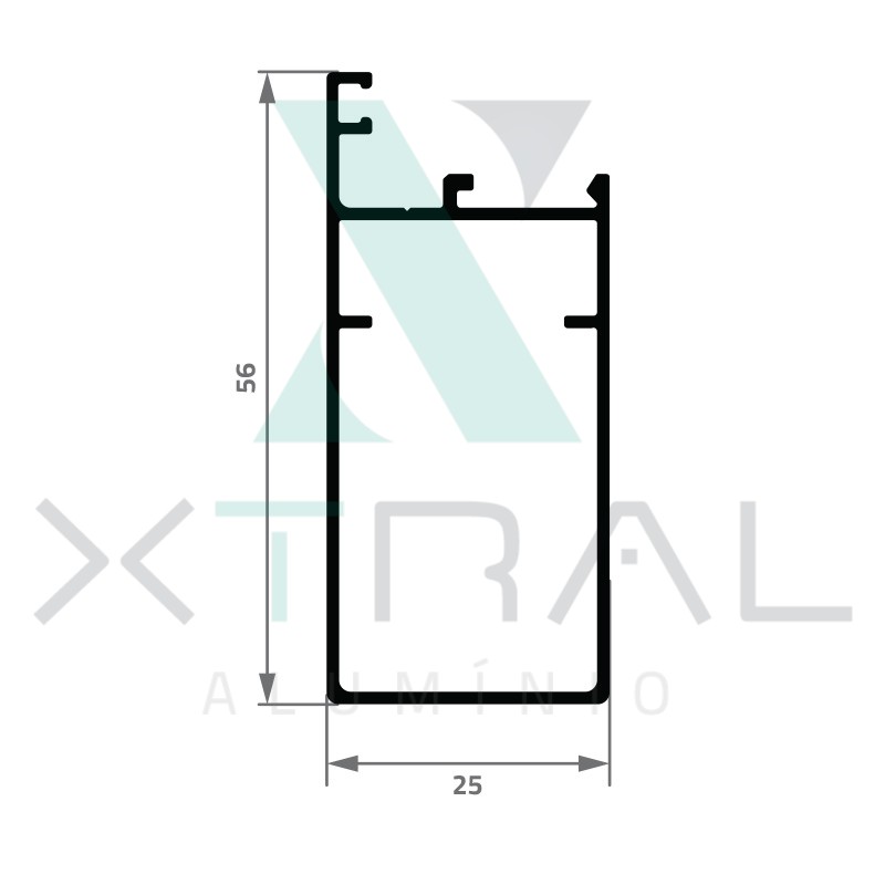 XTL-1202 - PESO LINEAR: 0,497kg/m XTL-1202 - PESO LINEAR: 0,497kg/m