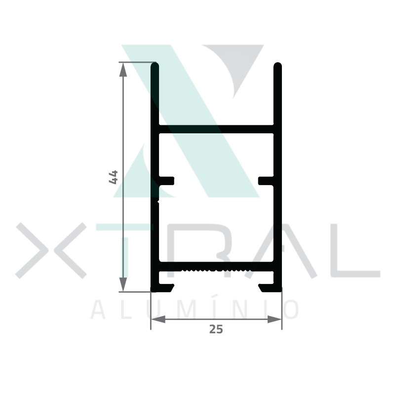 XTL-1204 - PESO LINEAR: 0,626kg/m XTL-1204 - PESO LINEAR: 0,626kg/m