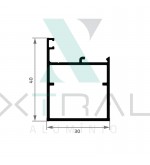 XTL-1244 - PESO LINEAR: 0,506kg/m