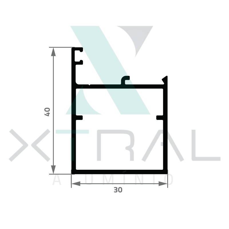 XTL-1244 - PESO LINEAR: 0,506kg/m