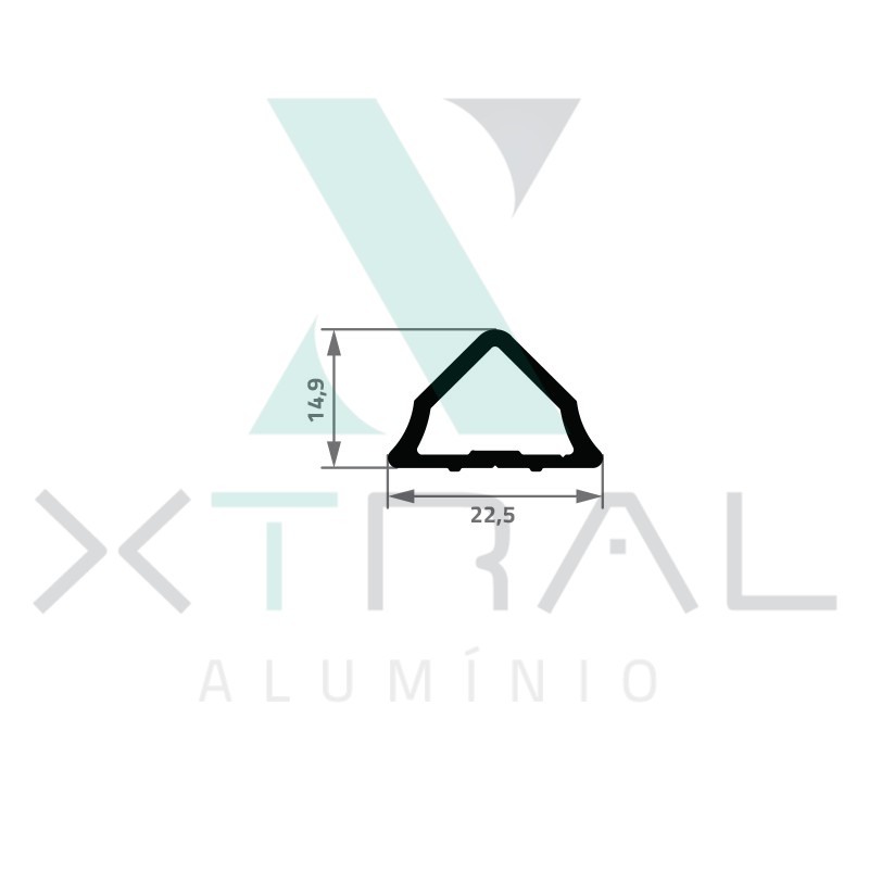 XTL-1421 - PESO LINEAR: 0,255kg/m