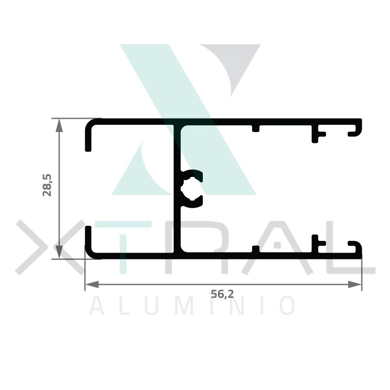 XTL-1445 - PESO LINEAR: 0,66kg/m XTL-1445 - PESO LINEAR: 0,66kg/m